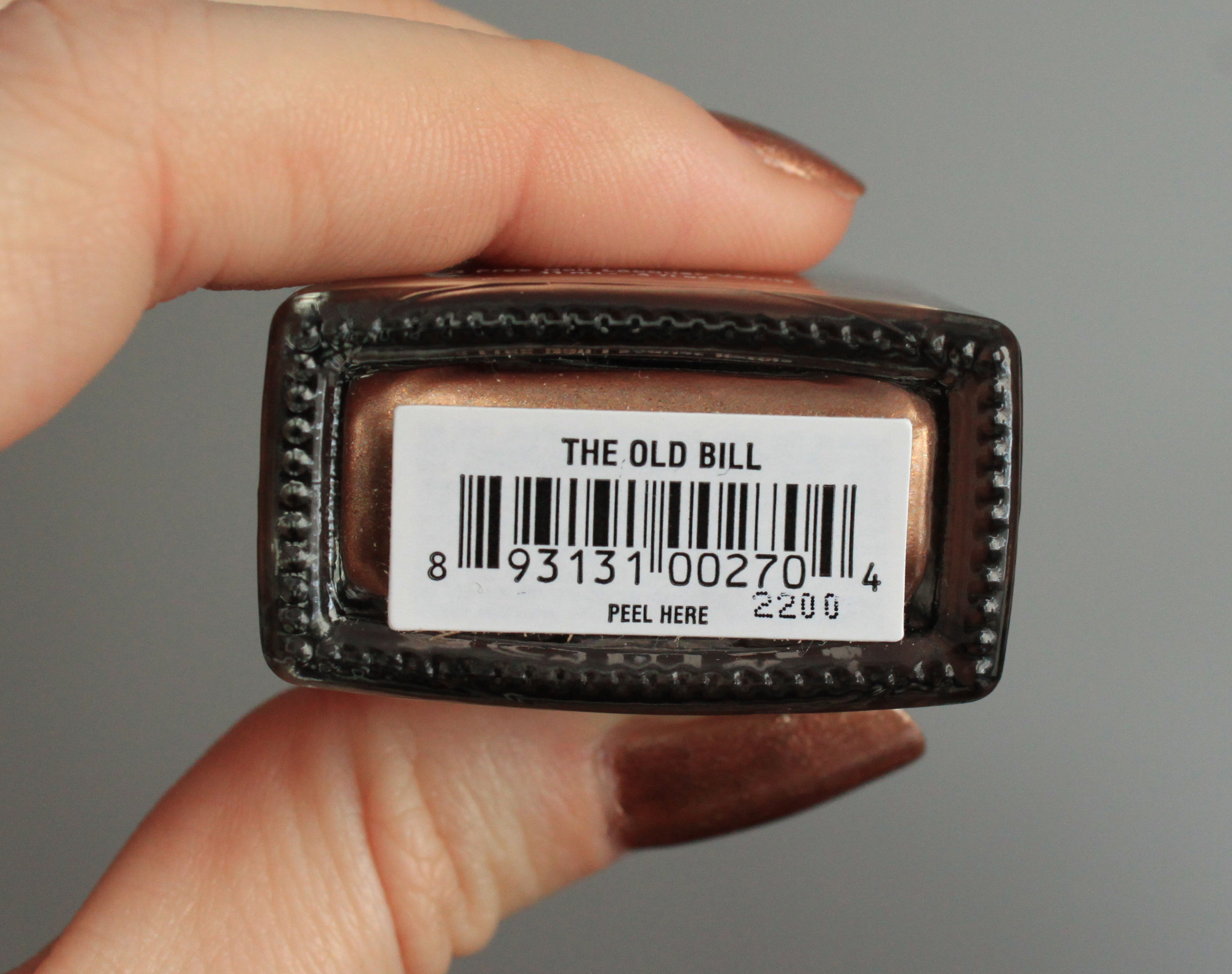 [Sur mes ongles] Butter London The Old Bill